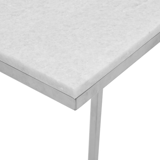 Bianco White Marble C-Table (2CTN)