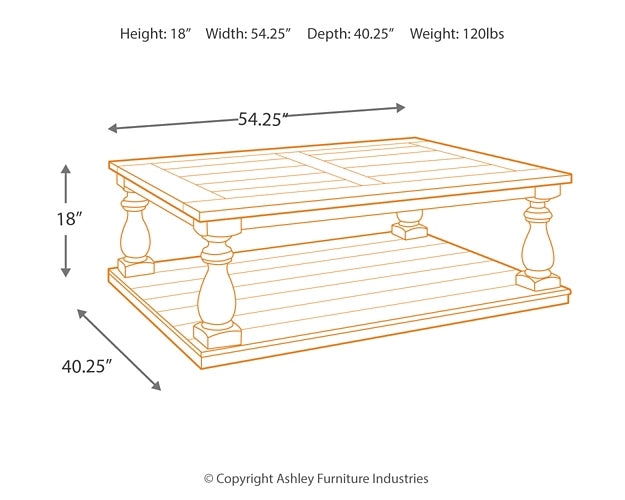 Mallacar Rectangular Cocktail Table